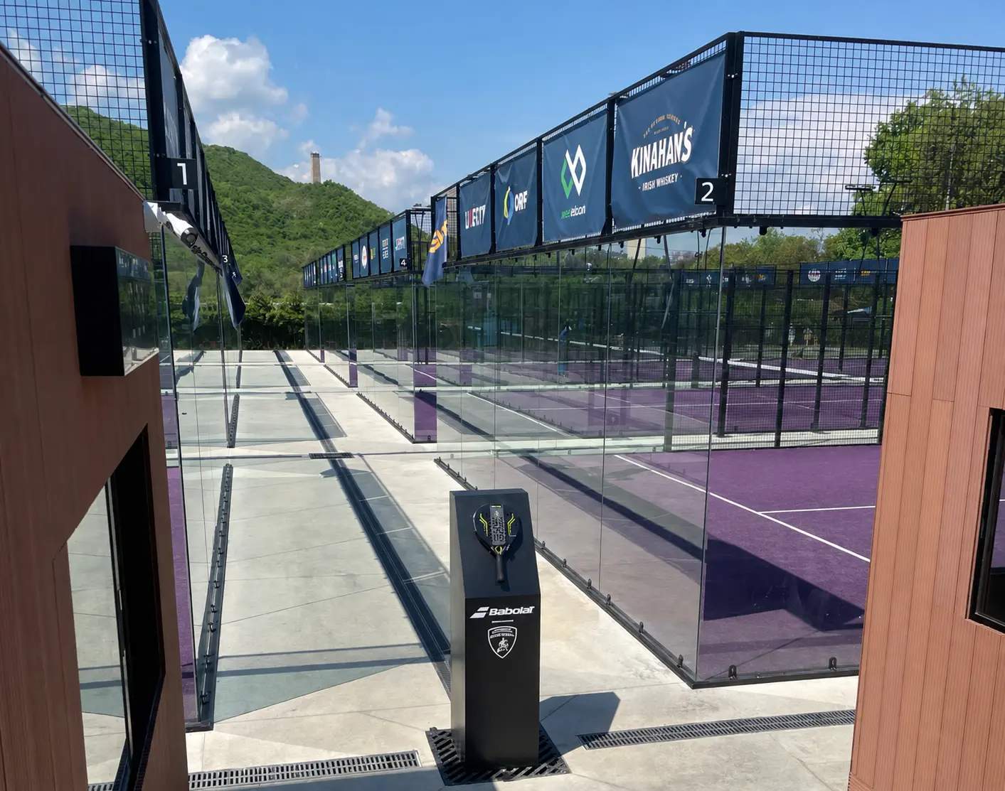 Entrance at KUS TBA PADEL in Tbilisi