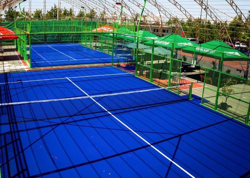 Outdoor padel court at Grand Padel Batumi in Batumi